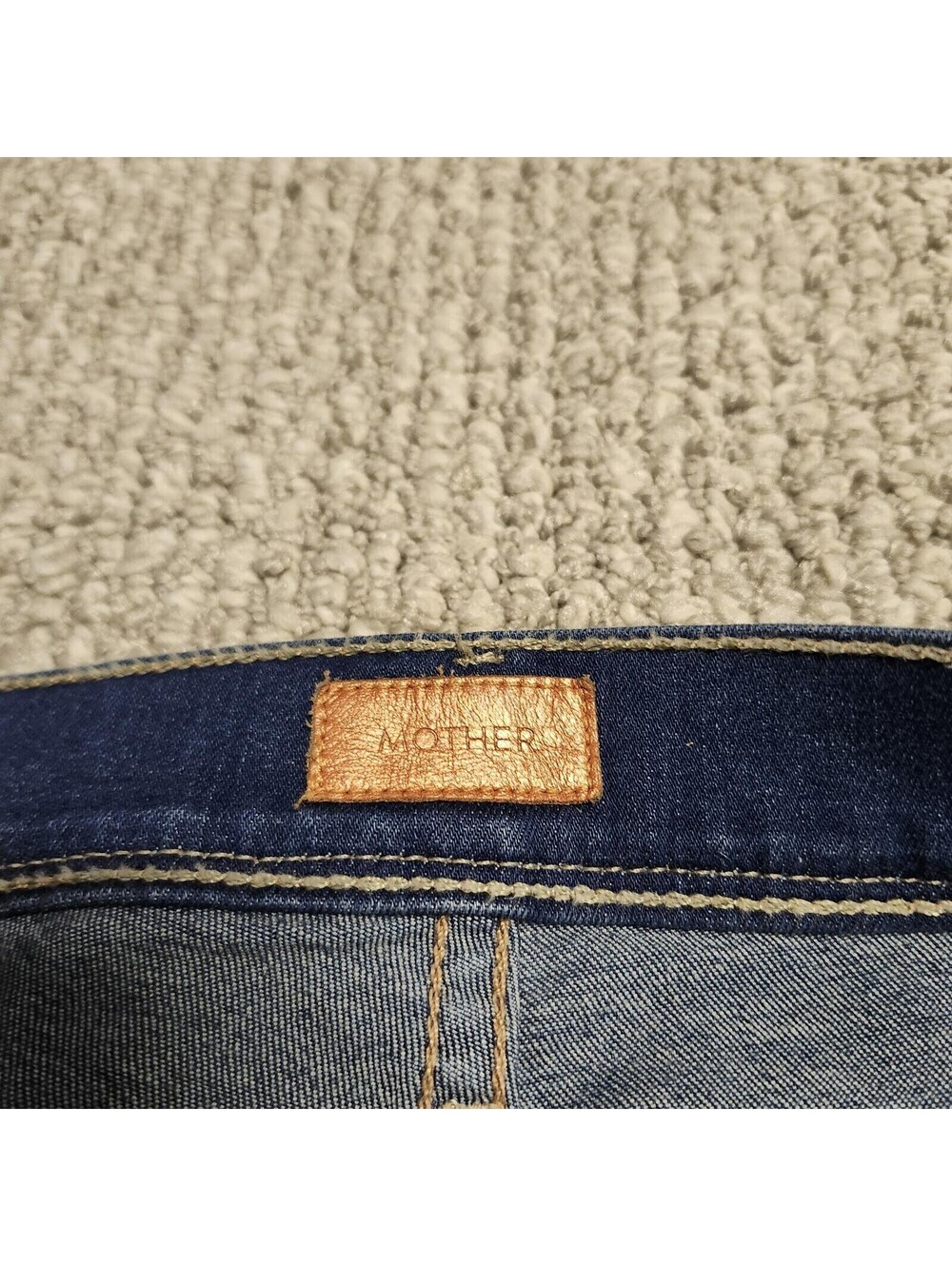 Mother The Curfew Blue Skies and Promises Flared Jeans Size 32 - Picture 5 of 13